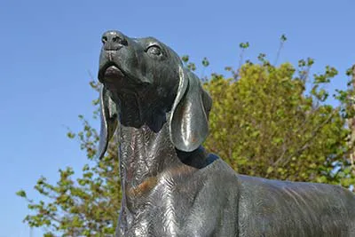old drum statue