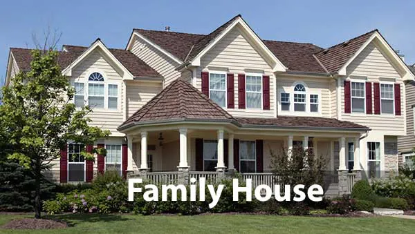 Family size house 