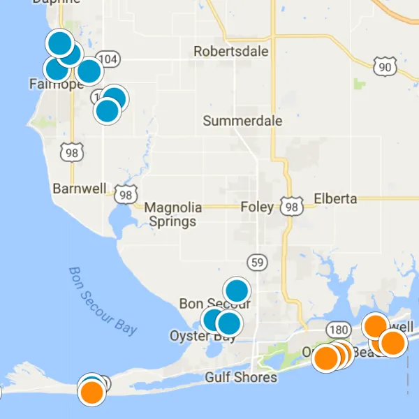 Interactive Map Search