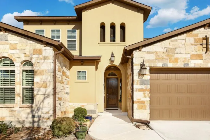Property video thumbnail, stone home