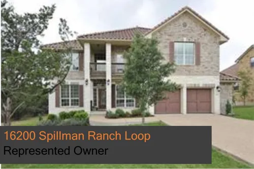 Sold in Falconhead: 16200 Spillman Ranch Loop, 78738