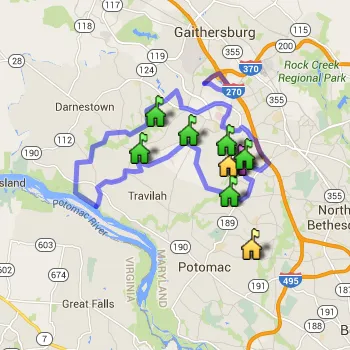 Wootton Cluster Boundary Map