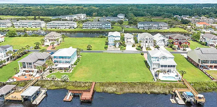 Aerial View of Paradise Island Community