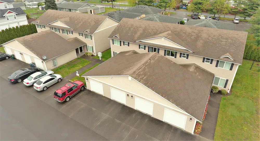 Apartment Building Drone Photo