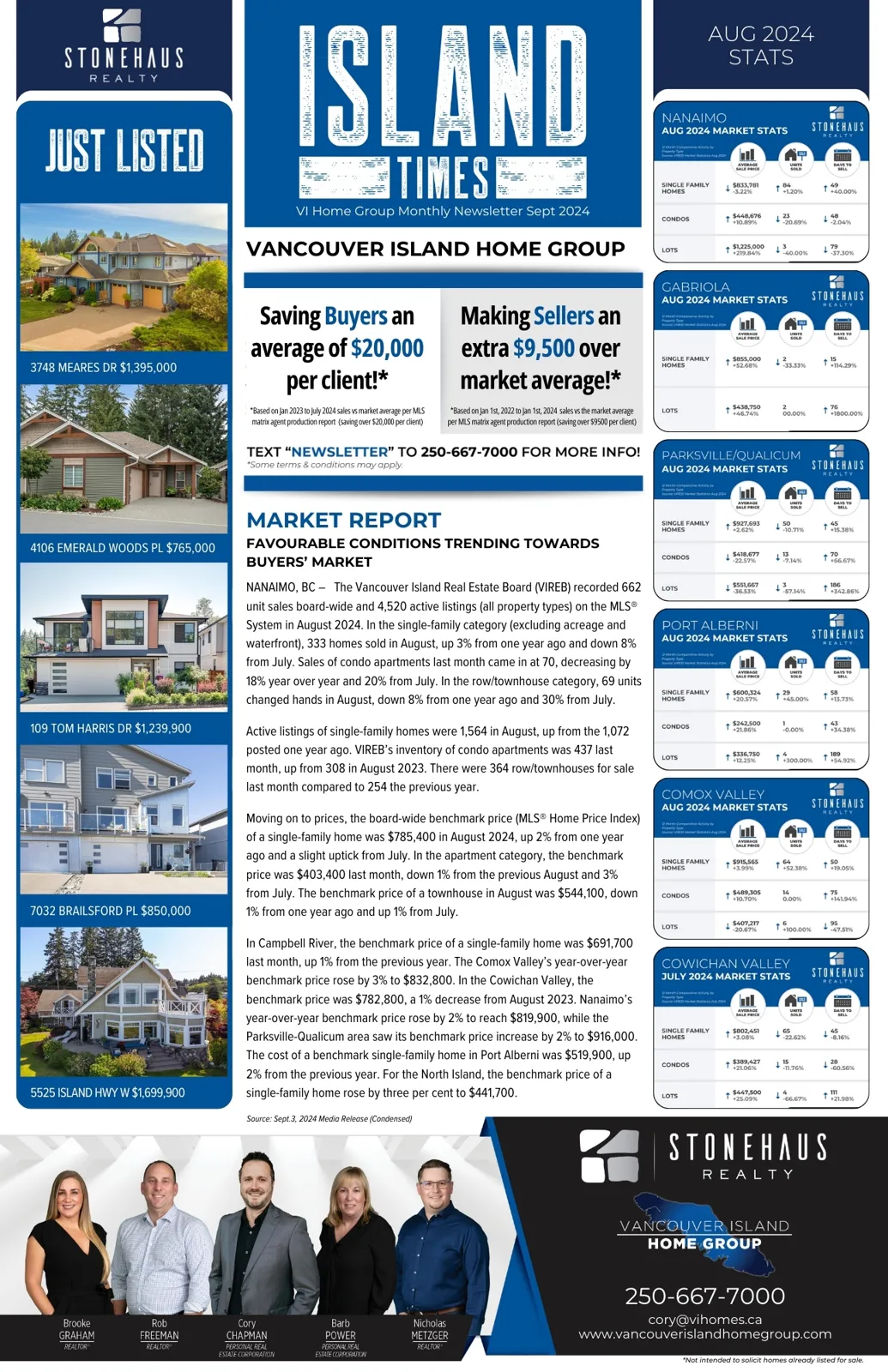 Island Times Newsletter Sept 2024 Page 1