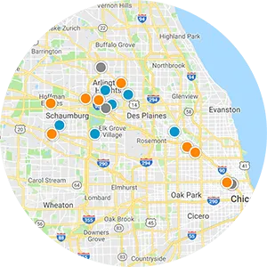 Interactive Map Search