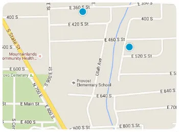 Provost Homes Map