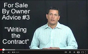 FSBO Video Tip #3 - Writing the Contract