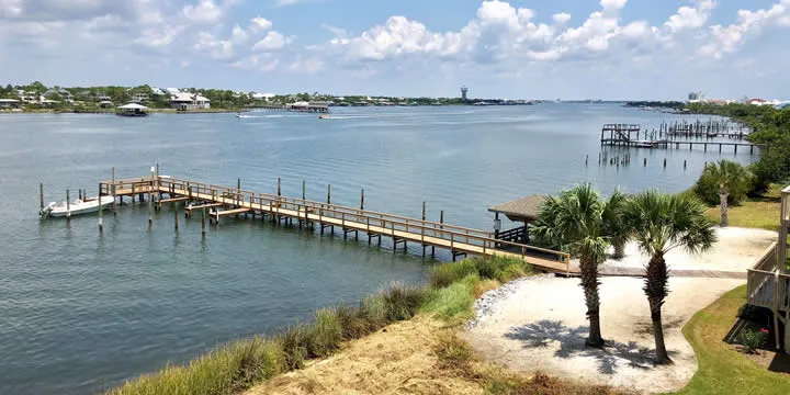 Mallory Square North waterfront homes in Perdido Key