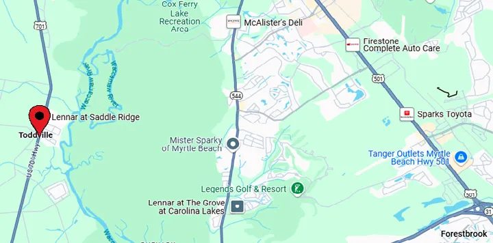 Saddle Ridge Map