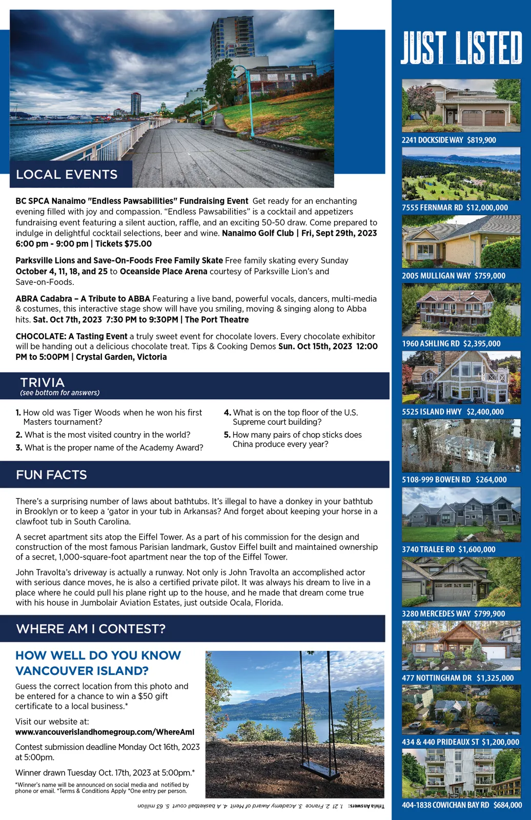 Island Times Newsletter Sept 2023 Page 2