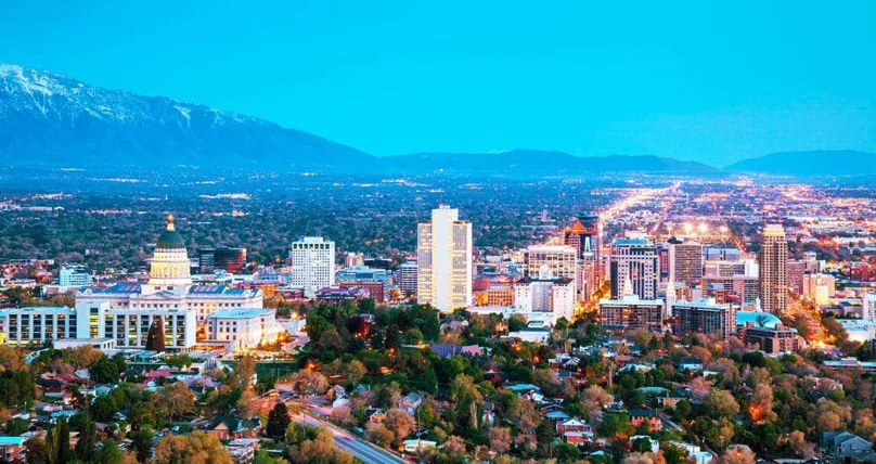 Downtown Salt Lake City Utah