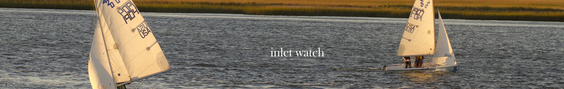 Sailboats in Intracoastal Waterway by Inlet Watch