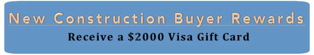 New Construction home buyer incentives
