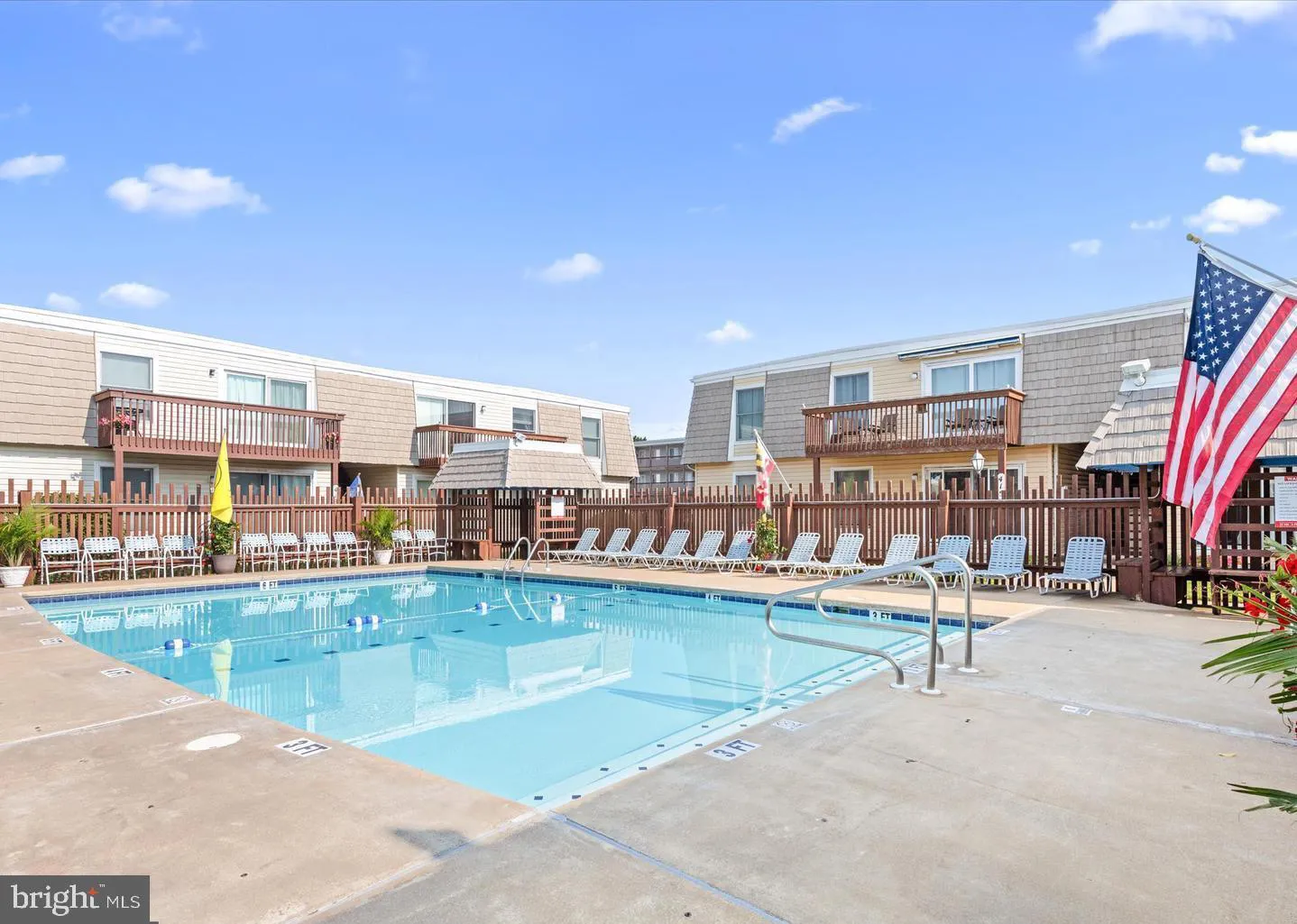 Gullway Villas bayside condo building exterior view, Ocean City, MD