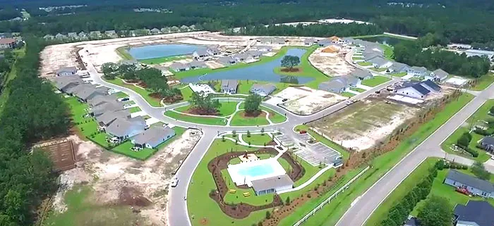 Aerial of Twin Oaks Community in Murrells Inlet