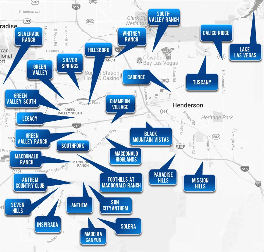 Henderson Homes - Select a Cities