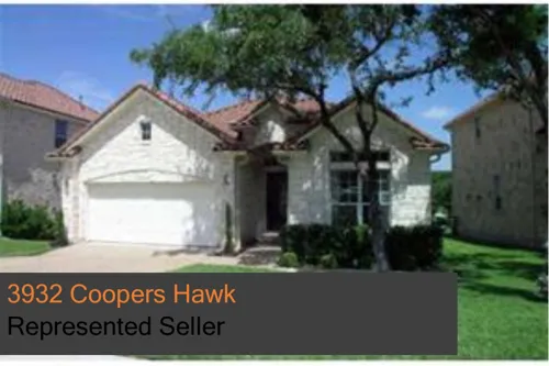 Sold in Falconhead: 3932 Coopers Hawk, 78738