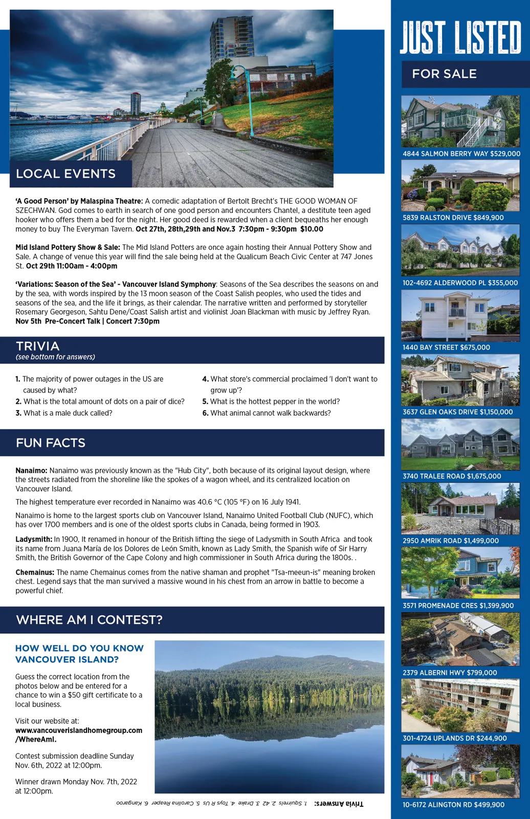 Island Times Newsletter Oct 2022 Page 2