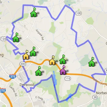 Magruder Cluster Boundary Map