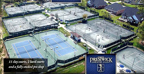 Prestwick Tennis Courts in Myrtle Beach
