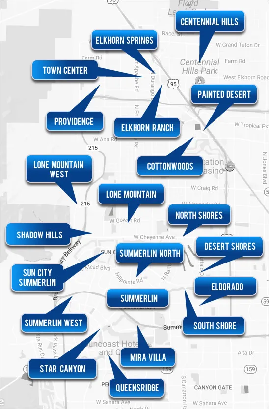 Northwest Las Vegas Homes - Select a Neighborhood