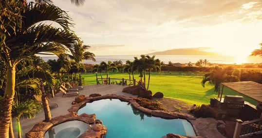 A luxurious Waiehu pool