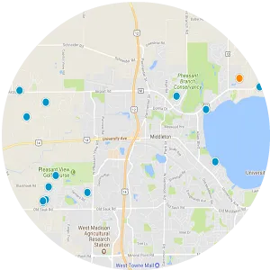 Interactive Map Search