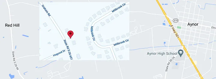 Map of Greenfield Estates community in Aynor, SC