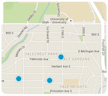 University area Map
