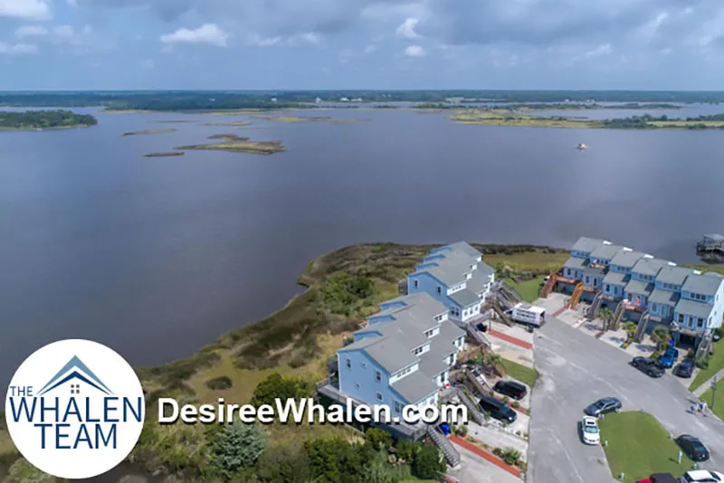 aerial of water access