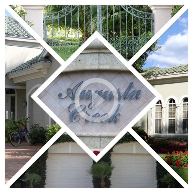 Augusta Creek villa homes at Bonita Bay in Bonita Springs, Florida