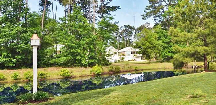 Pond in Reflection Pointe, Garden City Beach