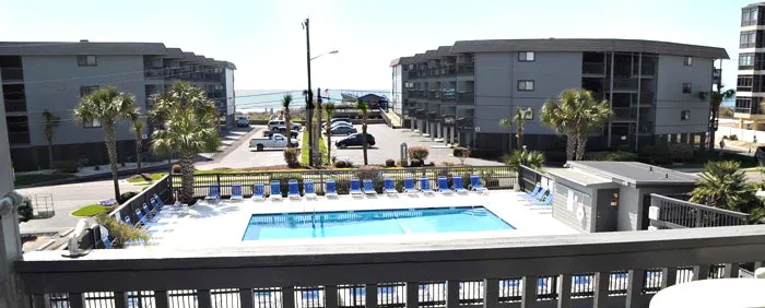 Pool at Sea Cabin Second Row
