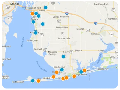 Interactive Map Search