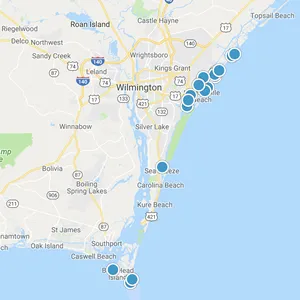 Interactive Map Search - Find real estate, rentals and vacation homes with Network Real Estate in Wilmington, NC