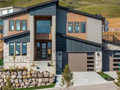 Vialetto neighborhood homes at Traverse Mountain