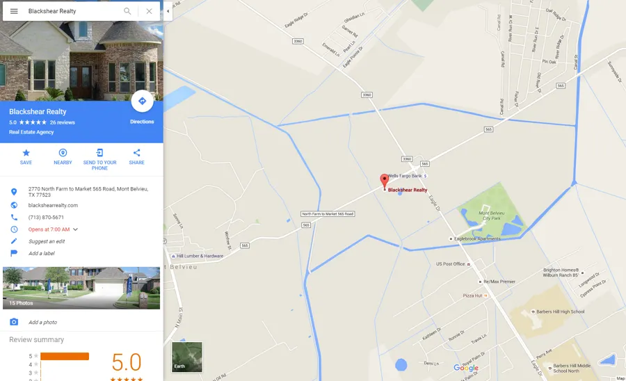 Click for directions to Blackshear Realty