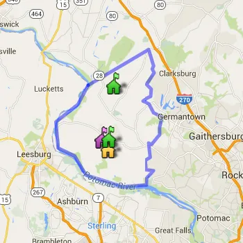 Poolesville Cluster Boundary Map