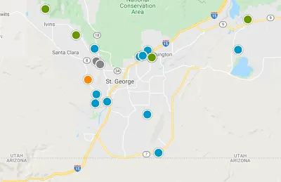 St. George Map Search