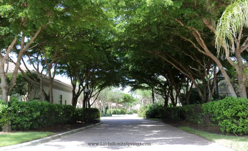 Cobblestone street in Las Palmas at The Colony Golf and Bay Club, Bonita Springs
