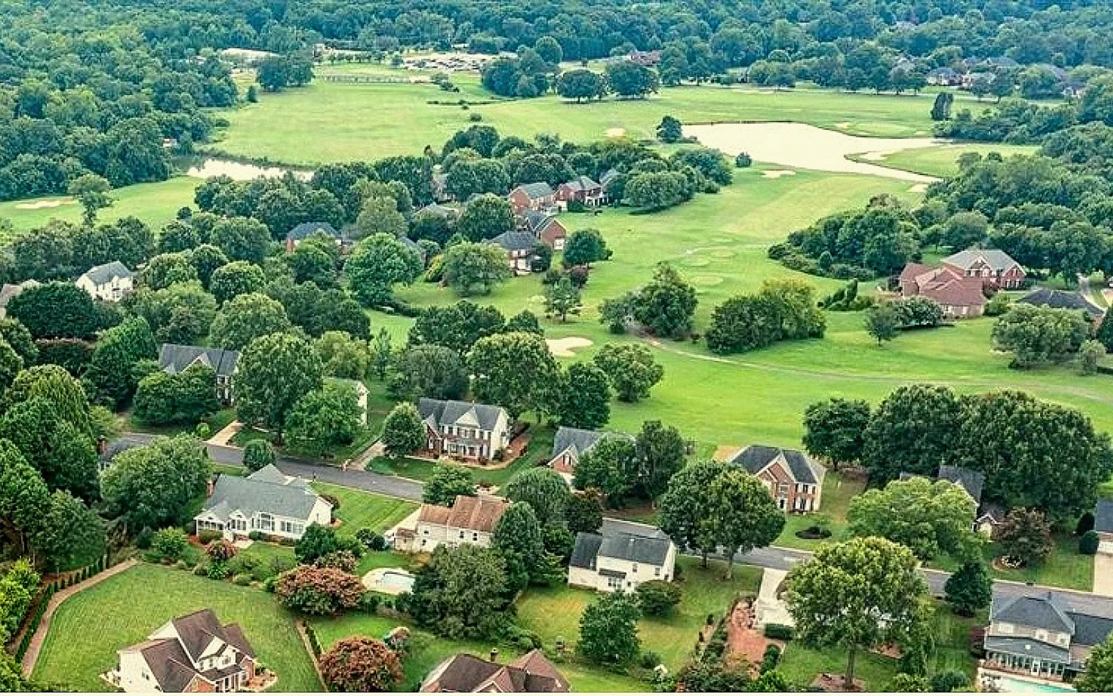 Shannamara golf course community near Matthews North Carolina