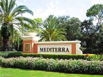Mediterra Entry Sign