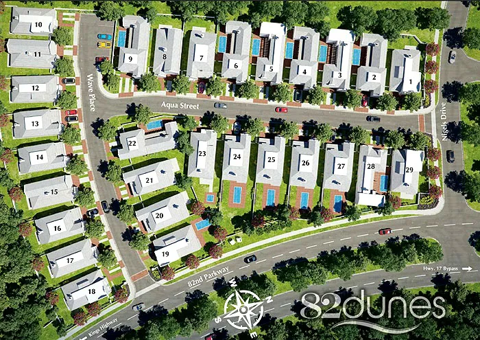 Site Plan for 82 Dunes