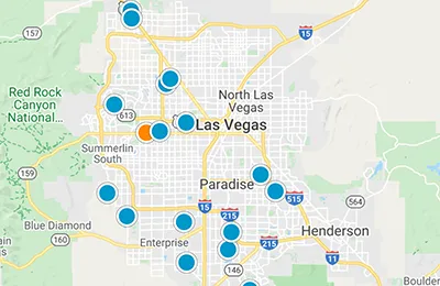 Las Vegas Interactive Map Search
