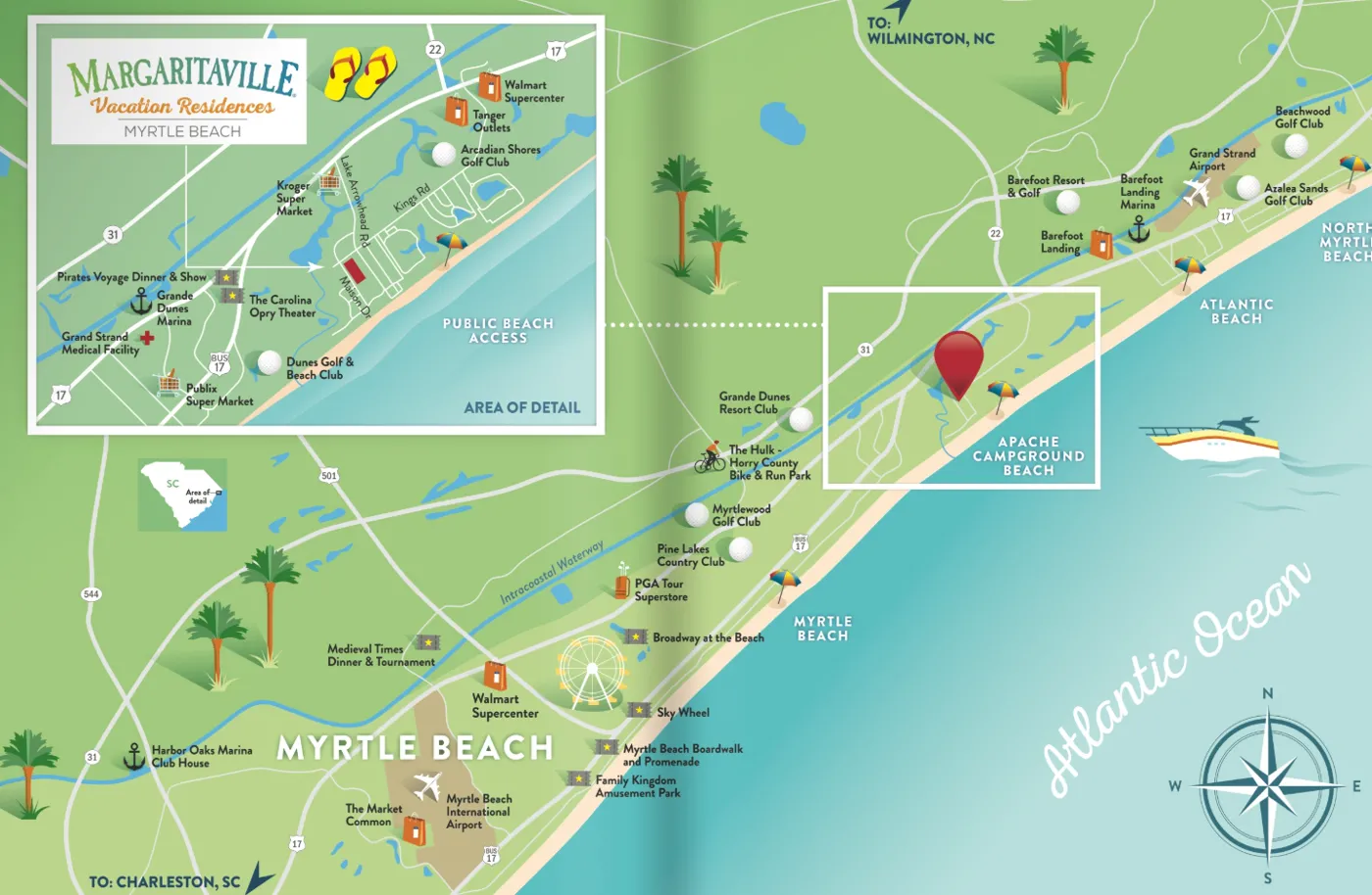 Margaritaville Vacation Residences Map