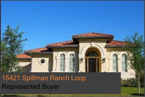 Sold in Falconhead: 15421 Spillman Ranch Loop, 78738