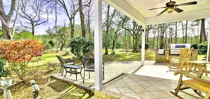 View of yard of home in Pine Ere Acres