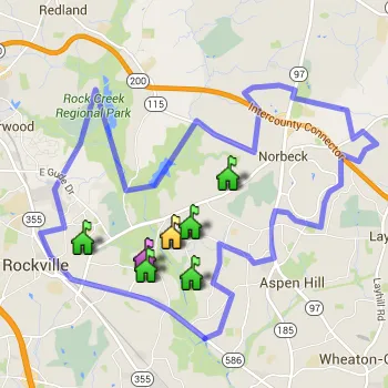 Rockville Cluster Boundary Map