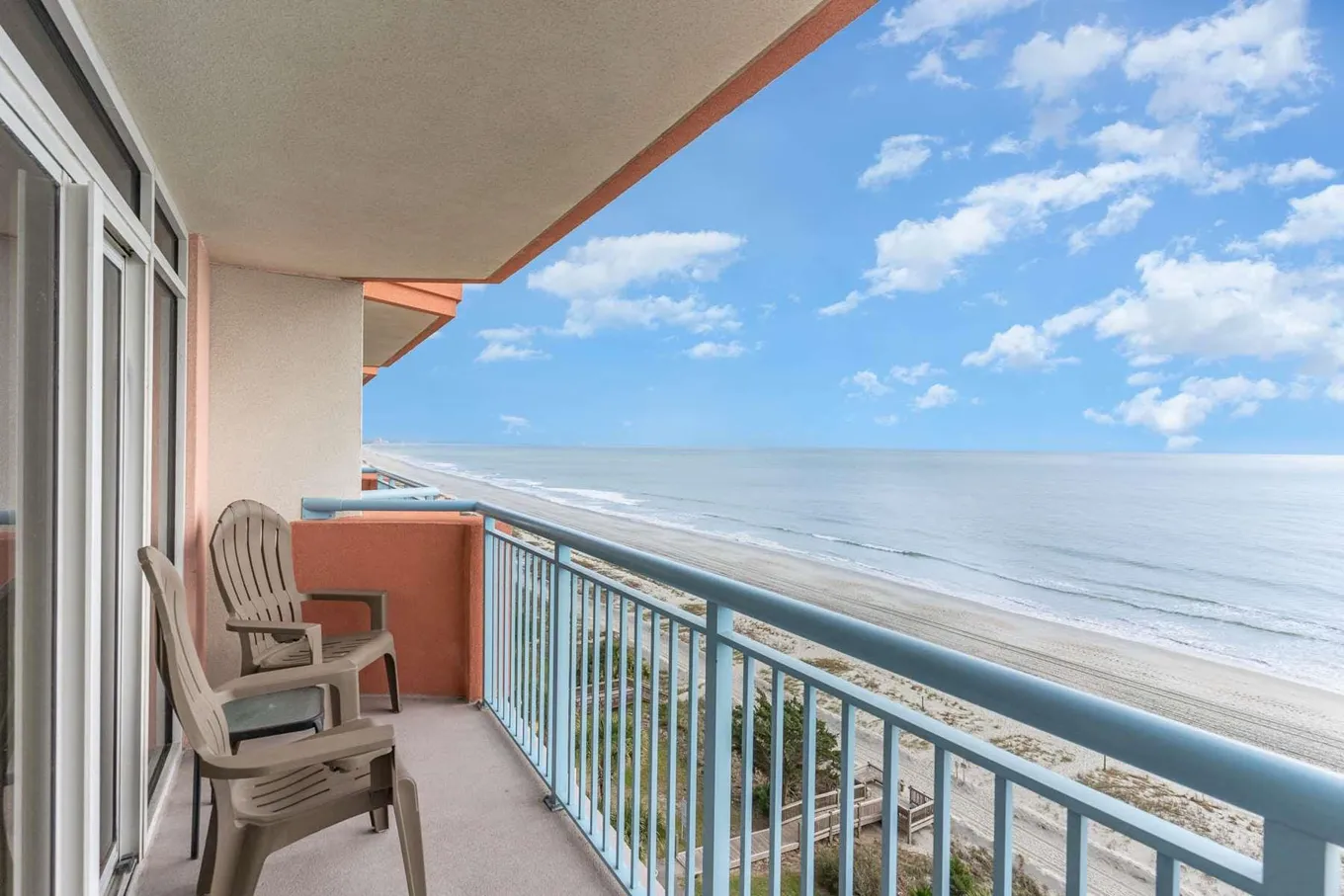 Roxanne Towers Oceanfront View from Balcony